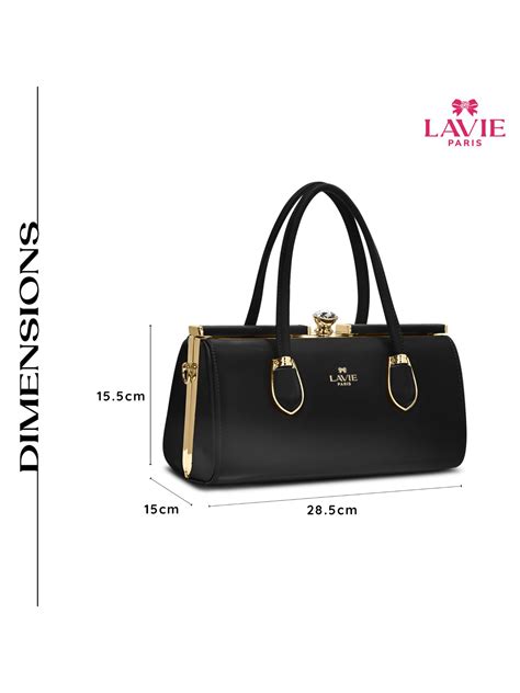 Buy Lavie Paris Women's Gazelle Frame Satchel Bag with Detachable Strap ...