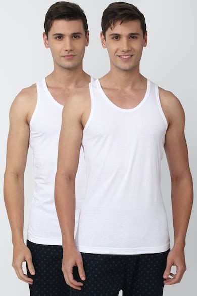 Buy Men White Solid Vest Online - 797191 | Peter England