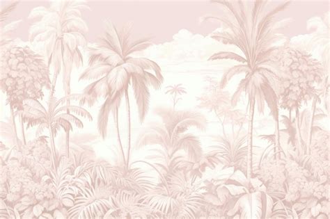 Tropical fkower wallpaper outdoors pattern | Premium AI-generated image