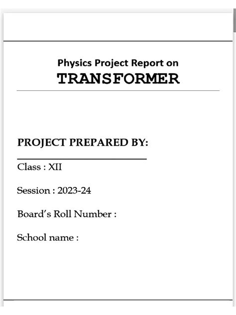 Image result for Physics Major Project Abstract