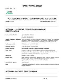 Student safety sheets 34 Sodium and potassium salts / student-safety ...