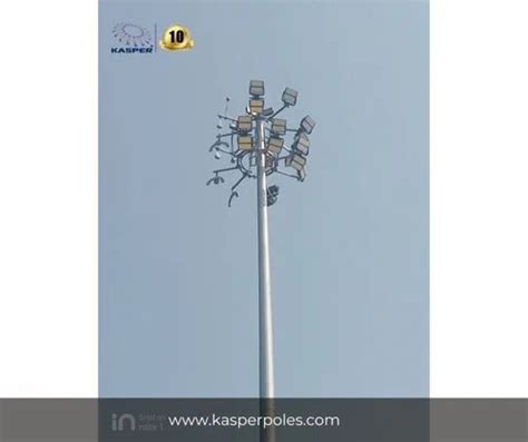 High Mast Lighting Pole - 12 Meter High Mast Pole Manufacturer from Hapur