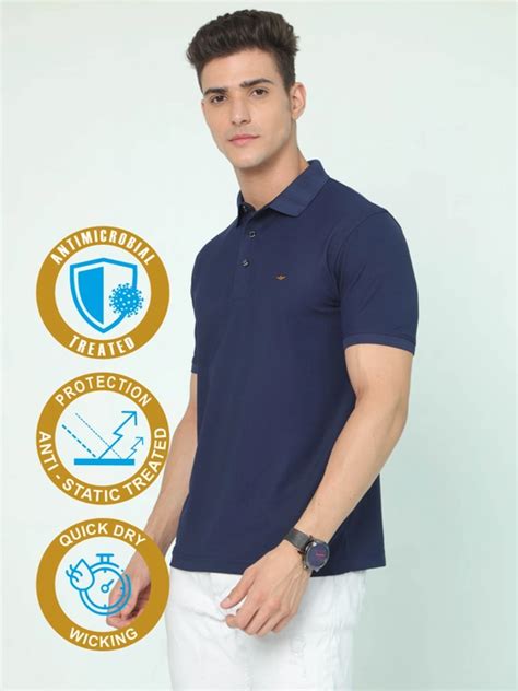 Navy Blue Premium Polo T-Shirt - Stellers