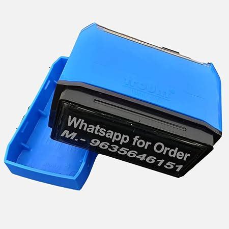 Trodat flashy All Size (Square/Rectangle/Round) Best self Inking Custom ...