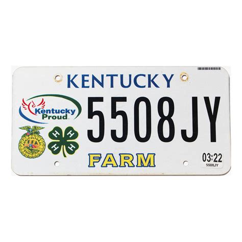 2022 Kentucky 4H #5508JY | ShopLicensePlates