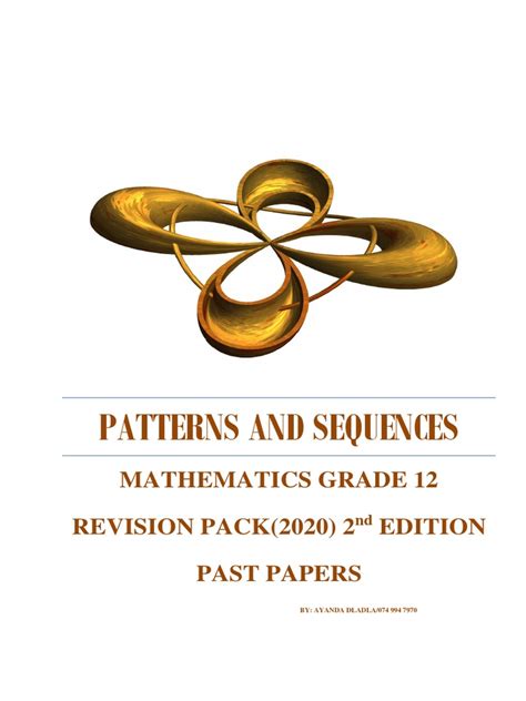 Image result for Mathematics Grade 12 Number Patterns