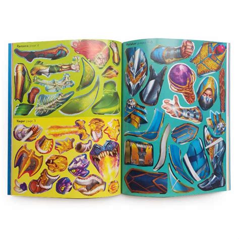 Build Your Own Fantasy Warriors Sticker Book – Ikka Dukka Studio ...