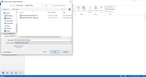 Image result for Create a New PST File