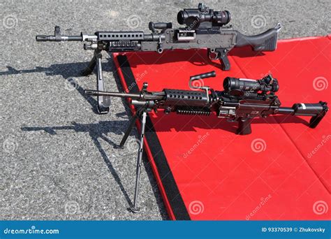 M249 Light Machine Gun Editorial Image | CartoonDealer.com #93370508