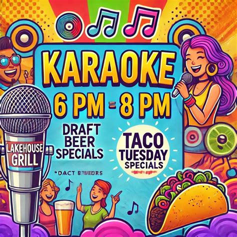 🎤 Karaoke Nights at LakeHouse Grill! 🎶, 112 South Clarksville Rd ...