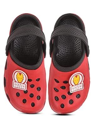 Buy toothless Marvel Avengers Kids Boys Red/Black Clogs at Amazon.in