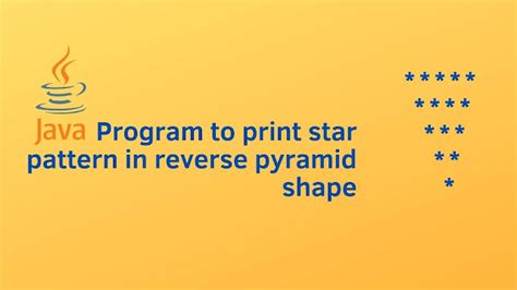 Image result for Inverted Pyramid Pattern in Java