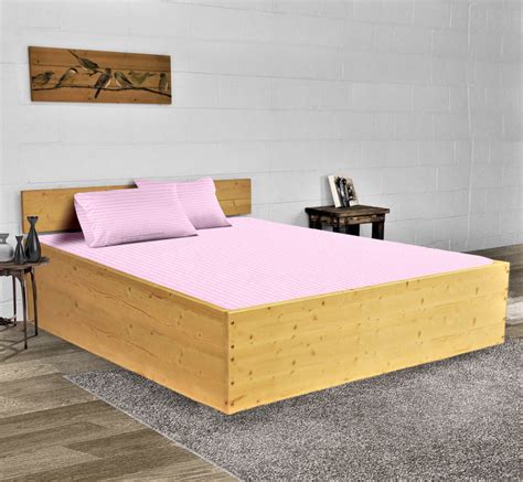 Luxury Pink Stripe Waterbed Sheets - All Sizes — comfortbeddings-usa