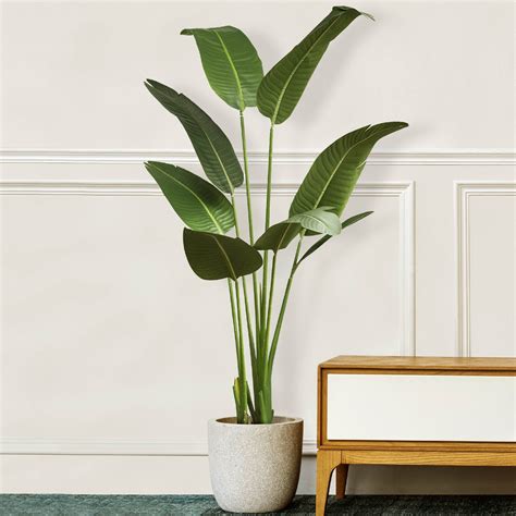 Bird of Paradise Artificial Plant - Fake Plants Tall, Tall Plants for ...