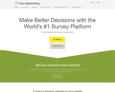 Programa SurveyMonkey 的图像结果