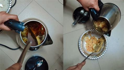 Girl Living In Hostel Shares Video Of Preparing Biryani In Hot Water ...