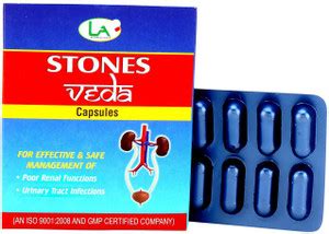 la nutraceuticals La Nutra's Stone Veda Capsules -100% Organic, Natural ...