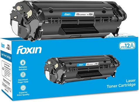 Foxin FTC 12A Laser Printer Cartridge Compatible with 1020, M1005, 1018 ...