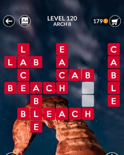 Wordscapes Level 120 Arch 8 Answers - qunb