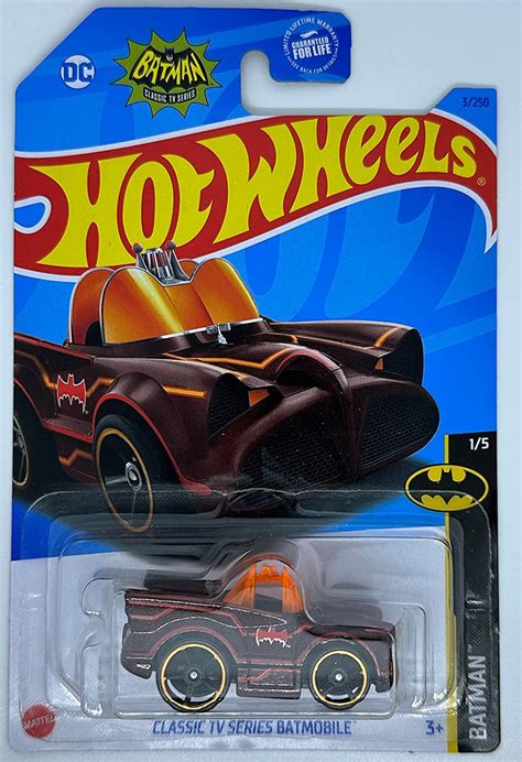Hot Wheels - Classic TV Series Batmobile - RED - Batman 1/5-3/250 ...