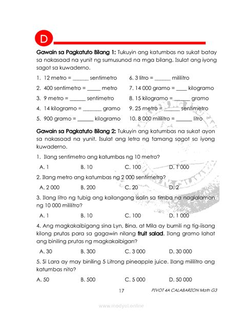 Image result for Grade 3 Math Module 4 Lesson 4
