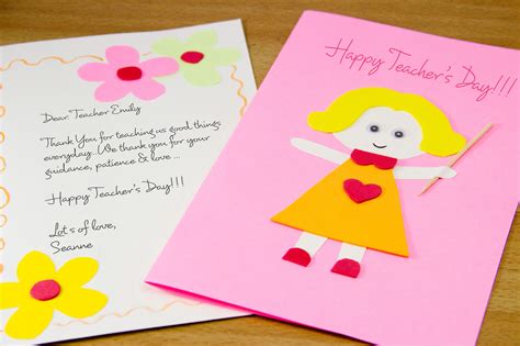 How to Make a Homemade Teacher's Day Card: 7 Steps (with Pictures ...