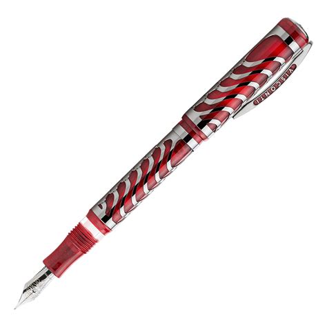 Visconti Skeleton Red Fountain Pen | Buy Online at Makoba | Visconti