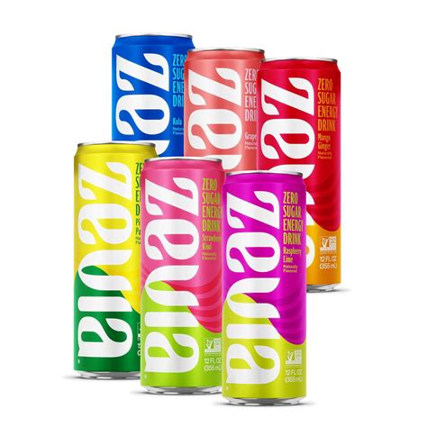 Zevia Zero Calorie Energy Drink, 6-Flavor Essential India | Ubuy