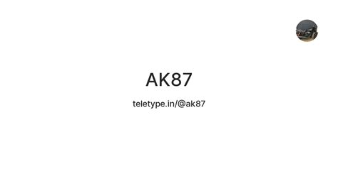 AK87 — Teletype