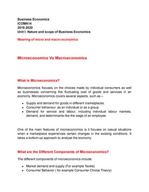 Market structure - Monopoly - Business Economics ICOMA 2019- Unit IV ...