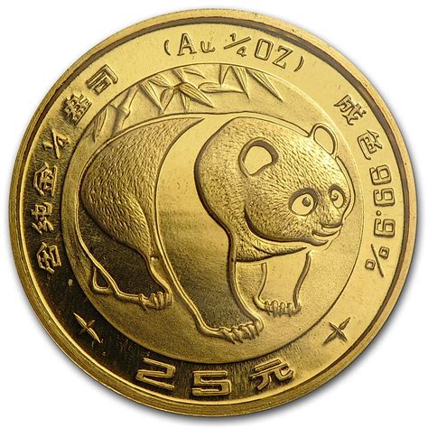 Chinese Gold Panda 1983 - 1/4 oz