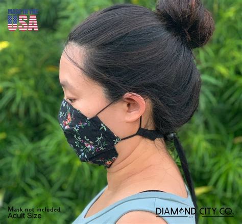 Buy Adjustable Face Mask Lanyard & Ear Saver Cotton Twill Online in ...