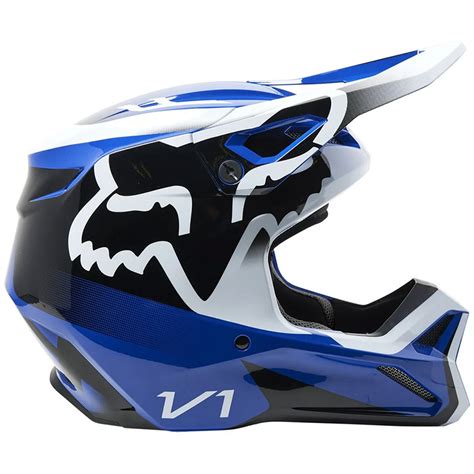Fox V1 Leed Blue Helmet