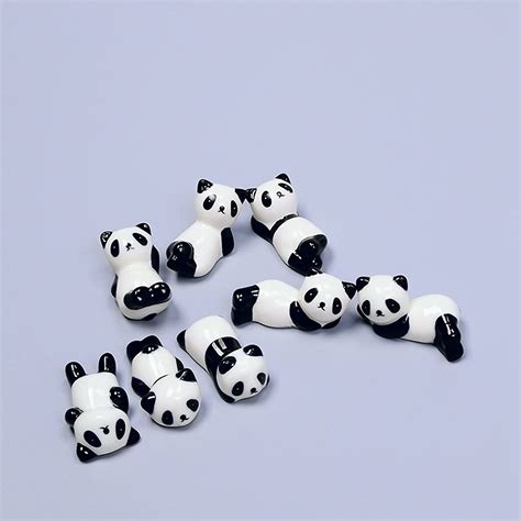 Buy 8 Pcs Set Cute Panda Ceramic Ware Chopsticks Stand Rest Rack Online ...