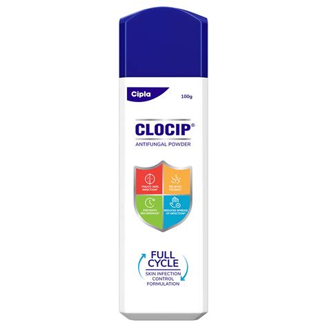 Cipla Clocip Antifungal Powder 100gm (Pack of 2) – Himkhand