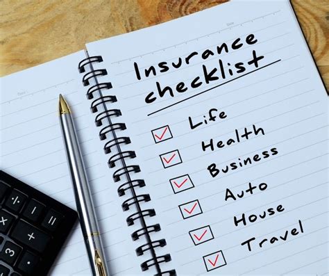 Commercial Insurance Checklist 的图像结果