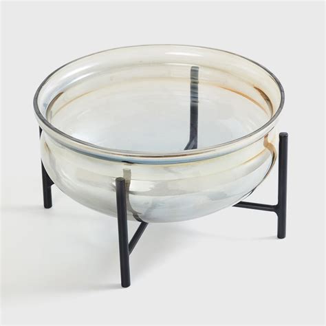 Buy Splendid Glass Decorative Bowl with Stand from Home Centre at just ...