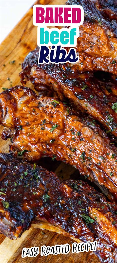 Oven Baked Beef Ribs - Sweet CS Designs. in 2025 | Baked beef ribs, Beef ribs recipe, Beef short ...