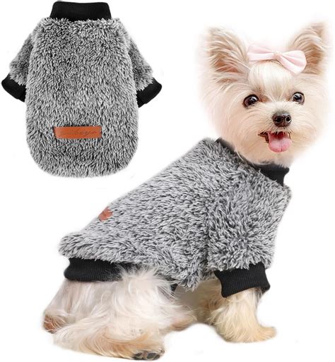 Amazon.com : Dog Sweaters for Small Dogs Girl Boy Winter Puppy Sweater ...