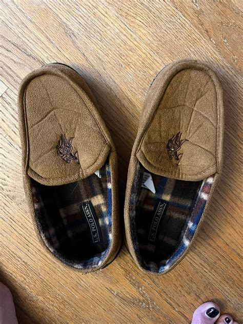 U.S. Polo Assn. Brown Slippers for Men | Mercari