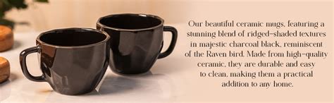 Buy Aravalii|Raven Mugs|Coffee Mug Set of 2/4/6 Ceramic Mugs to Gift to ...