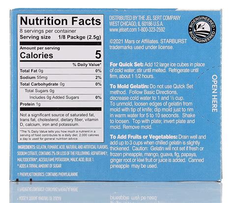 Starburst Sugar-Free Gelatin Variety Pack - Blue Raspberry, All Pink ...