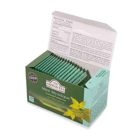 Buy Ahmad Tea Mint Mystique Flavoured Green Tea with Mint Leaves 20 ...