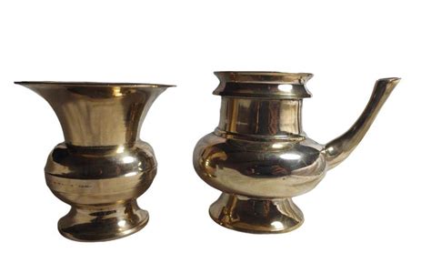 AKP Brass Kindi and Kolambi Set/Traditional and 100% Authentic : Amazon ...