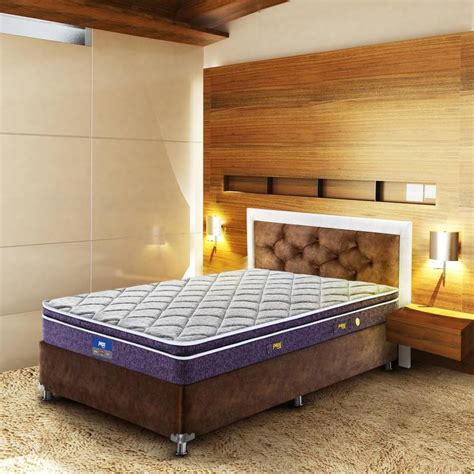 PEPS Restonic Sanibel Euro Top Beige 6 inch Double Bonnell Spring ...