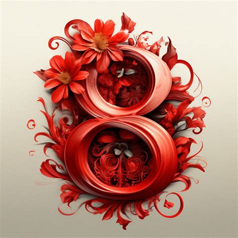 "Create the inscription "Congratulations on March 8th" on a holiday ...