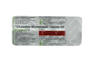 Telekast 4 MG Chewable | Order Telekast 4 MG Chewable Tablet Online at ...