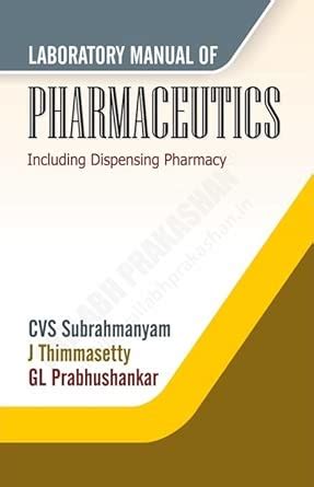 Buy Laboratory Manual of Pharmaceutics, 2nd Ed [Paperback] C.V.S ...