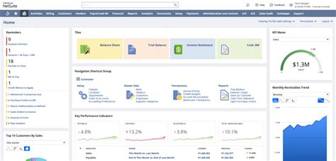 Image result for NetSuite Dashboard Examples