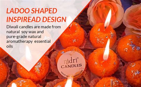 Motichoor Laddu Candles - Premium Soy Wax Scented Motichoor Laddu ...